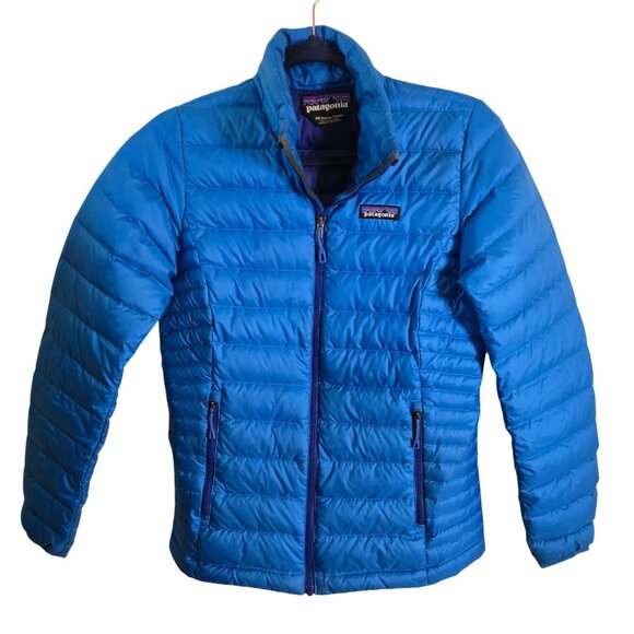 Patagonia Nano Puff Insulated Jacket Blue Down Full Zip Size XS - Picture 2 of 8